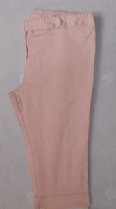 ETAM Size 26 Pink Capri Trousers I/L22in & W46in - Picture 1 of 2