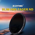 ZOMEI 40,5-82 mm schmaler Antiblockierschutz GND Fader verstellbar ND2-400 ABS Filter für Spiegelreflexkamera