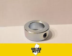 (1) 1-3/8 ZOLL WELLE MASSIV STAHL VERZINKT STELLSCHRAUBE BUND ANSCHLAG SC137 - Bild 1 von 1