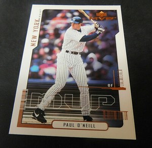 2000 Upper Deck MVP Paul O'Niel NY Yankees Baseball Card #215 AUCT#6357