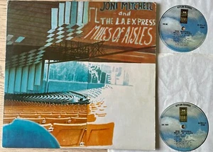 JONI MITCHELL MILES OF AISLES 2-LP ASYLUM USA (1974) EX+ +INSERT POP FOLK - Imagen 1 de 9