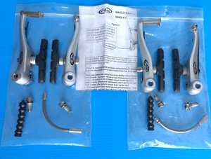 Avid Single Digit 20 V Brake Calipers Silver NOS NIP New Full Set - Picture 1 of 3