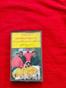 Tarlochan Singh Malkit I Love  Golden Star UK Cassette Punjabi Bhangra Folk - Picture 1 of 4