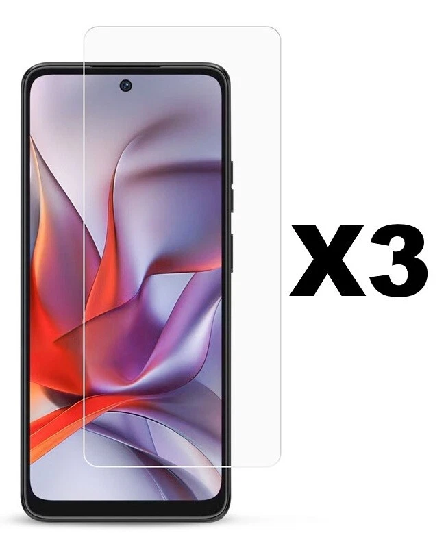 3 Pack Anti Scratch Tempered Glass Screen Protector for Motorola Moto G 5G 2025 - Image 1 of 1