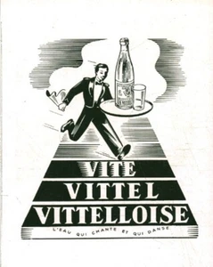 Publicité ancienne Vite Vittel Vittelloise 1950 issue de magazine - Imagen 1 de 2