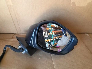 2022 23 24 25 HONDA CIVIC RIGHT PASSENGER MIRROR BSM SIGNAL OEM BLACK - Foto 1 di 6