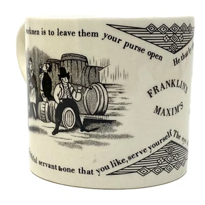Tazza Vintage Franklin's Maxims Independence National Historical Park Philadelphia - Foto 1 di 8