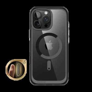 SUPCASE Coque Téléphone Magnétique pour iPhone 16 Pro Max MagSafe Arrière Transparent - Photo 1/7