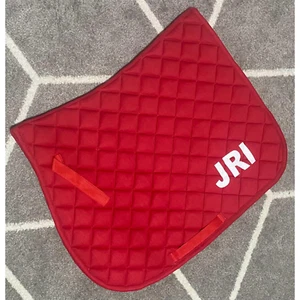 JRI EQUESTRIAN HORSE RIDING SOFT FULL SADDLE PAD CLOTH WITH FOAM FILLING IN IT - Picture 1 of 20