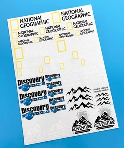 RC Rock Crawler 'DISCOVERY Nat Geo' 10th scale stickers decals RC4WD D90  - Picture 1 of 5