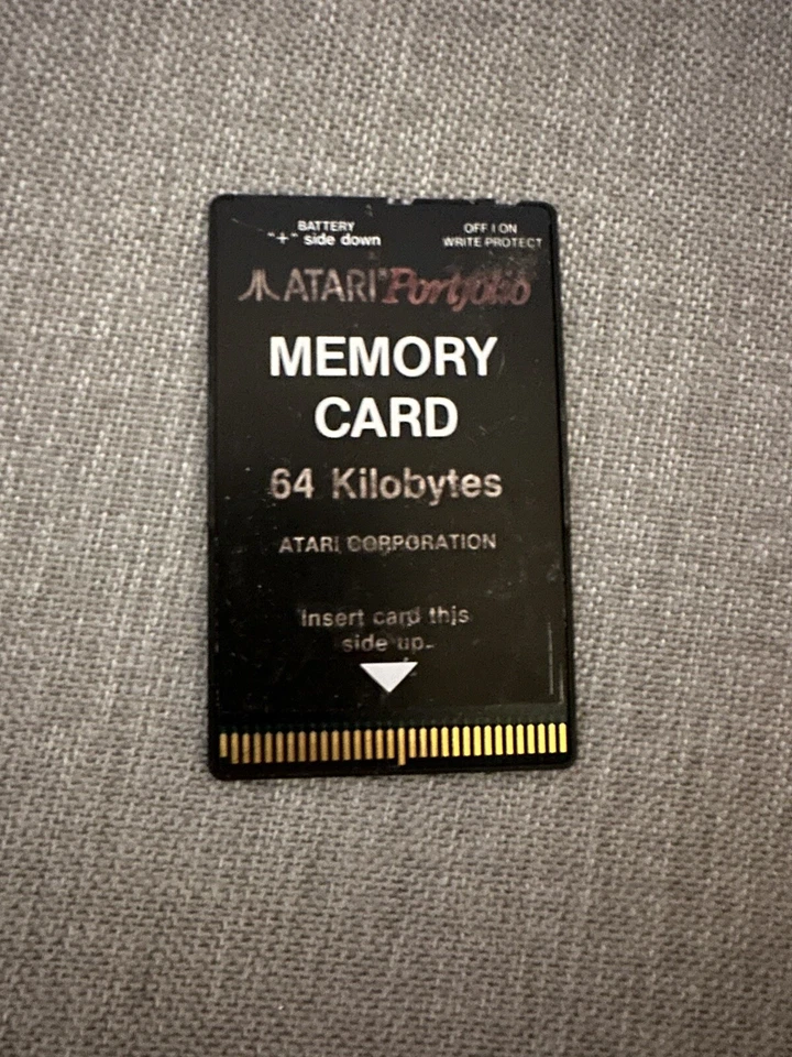 Atari Memory Card 64 KB - Can Be Used With Some Synths Etc Too RAM/SRAM - Image 1 of 1