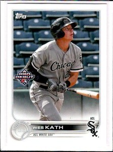 2022 Topps Pro Debut Wes Kath Prospect  #PD-63 White Sox
