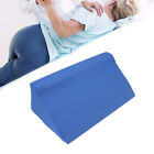 NEY 60x25x20cm Blue Body Side Wedge Pillow With Zipper PU Leather TT