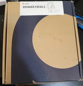 Poly Plantronics Voyager Focus 2 UC USB-A W/Stand Bluetooth Headset - Picture 1 of 2