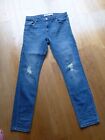 Burton Menswear blue denim stretch skinny jeans 32R 81cm