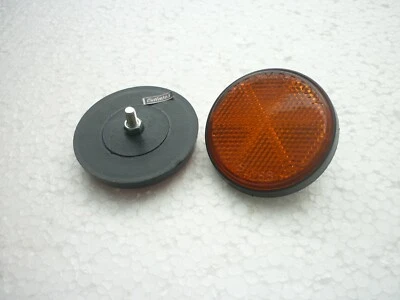 Pair Yamaha GT 80 DT100 DT125 DT250 DT400 RD125 RD200 QT50 Reflector Front Fork Foto 1 de 4