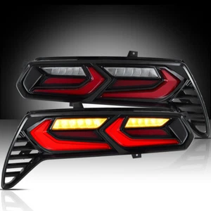 For 2014-2019 Chevrolet Corvette C7 Full LED Tail Lights Sequential Rear Lamps - Picture 1 of 13