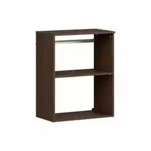 ClosetMaid Brown Wood Closet System Hanging Tower Scratch Resistant Adjustable - Picture 1 of 12