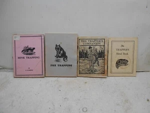 4 vintage AR Harding trapping books mink fox trappers comp and hand book - Picture 1 of 5