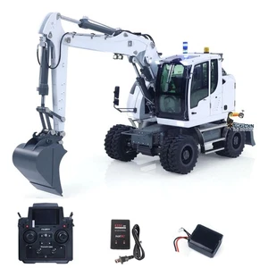 Metal 1/14 Hydraulic Wheeled Excavator 7CH RC Digger Vehicle Paladin PL18EV lite - Picture 1 of 12