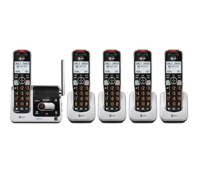 AT&T BL102-5 DECT 6.0 5-Handset Cordless Phone for Home with Answering Machine, - Image 1 of 4