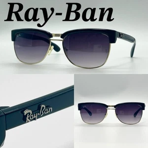 Ray-Ban Sunglasses Eyewear Plastic Navy Silver 70808 - Picture 1 of 9