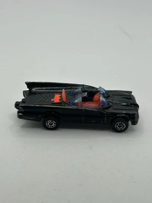 1976 Corgi Juniors DC Comics Batmobile Black with Red Interior 1:64 - Image 1 of 4