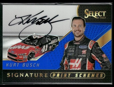 2017 Panini Select KURT BUSCH /50 Auto Signature Print Schemes #SPS-BU N175 - Image 1 of 3