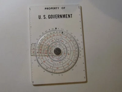 1966 Sama & Etani Circular Slide Rule W/ Manual & Data insert - Image 1 of 4