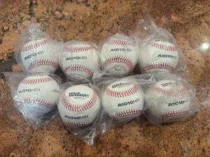 (8) Neu/Versiegelt Wilson A1010HS1 High School Baseballs - Bild 1 von 1
