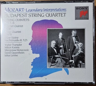 Mozart Legendary Interpretations String Quartets (Sony SM3K 46527) Budapest Quar - Image 1 of 2