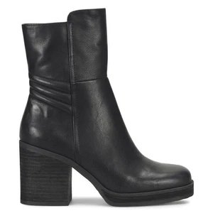 Korks Kork Ease Moergan schwarz vegan Seitenreißverschluss Stiefel Größe 10 M NEU - Bild 1 von 16