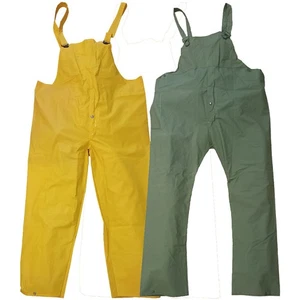 Scheibler Regenlatzhose 100% Polyester mit PVC Beschichtung Oliv oder Gelb - Bild 1 von 3