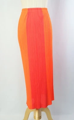 Falda PLEATS PLEASE Naranja/Rojo ISSEY MIYAKE 172 1860 Foto 1 de 4