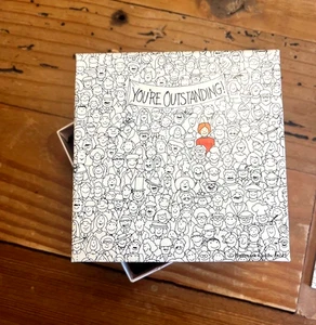 CUTE mini puzzle 1980s Springbok 7 inch "You're Outstanding" PZL7233 - Picture 1 of 5