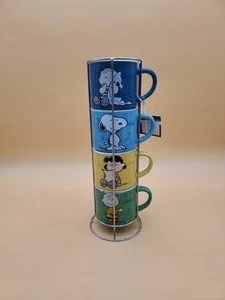 Peanuts New 2021 Peanuts Gang Set Of 4 Coffee Mug Set 10oz - Picture 1 of 10
