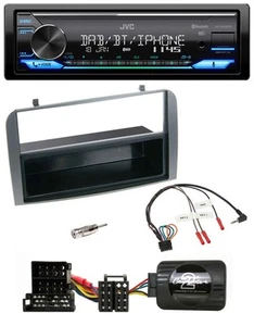 JVC Bluetooth DAB USB Lenkrad Autoradio für Alfa 147 GT anthrazit Ablage - Bild 1 von 10