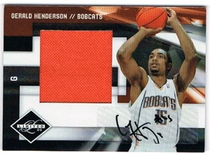 Gerald Henderson 09/10 Leaf Limited Jersey Auto /49 - Picture 1 of 1