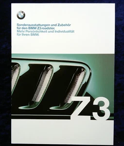 BMW Z3 Roadster, Sonderausstattungen und Zubehör Prospekt 2.1999 - Picture 1 of 5