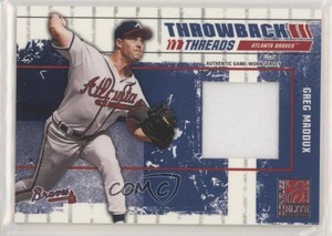 2003 Donruss Elite Throwback Threads /250 Greg Maddux #TT-6 HOF