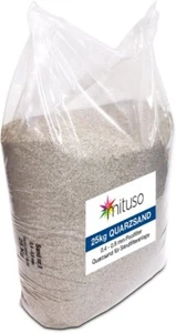 quarzsand, filtersand, körnung 0,4-0,8mm, aquariumsand, 1 x 25kg - Bild 1 von 4