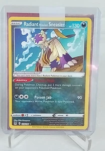 Radiant Hisuian Sneasler Hp 130 Foil #123 Pokémon Card 2022 - Picture 1 of 4