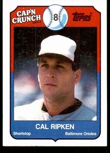 1989 Topps Cap'n Crunch Cal Ripken JR. #6