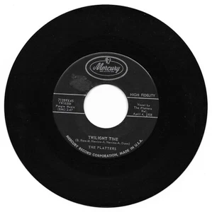 The Platters: "Twilight Time" / "Out Of My Mind" - VG+ '58 - plays NM! - Imagen 1 de 1