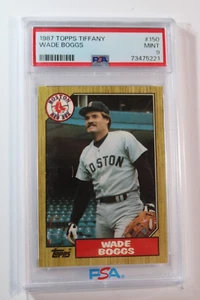 1987 TOPPS TIFFANY #150 WADE BOGGS PSA 9 - Picture 1 of 2