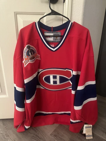 Patrick Roy CCM 1993 Finals Jersey Montreal Canadiens L - NEW Cover