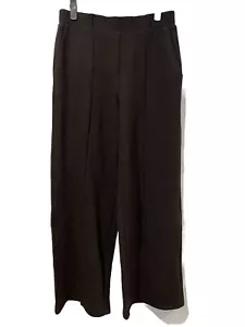 NEW OGL Pants Womens Medium High Waist Flare Pull On Workwear Old Money Travel - Picture 1 of 7