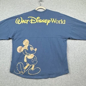 Disney World 50th Anniversary Spirit Jersey L Mickey Mouse Puffy Letters - Picture 1 of 13