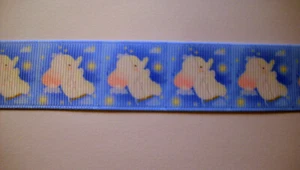 Ripsband Bordüre Borte mit schaukelndem Elefant 25 mm - Picture 1 of 2