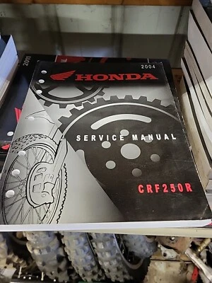 2004  Honda CRF250R Factory Shop Service Repair Manual  - Image 1 of 3